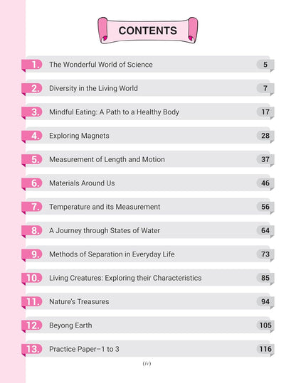 Full Marks Science CURIOSITY Complete Study Material for Class 6: Based on New NCERT Textbook Curiosity | Summary | Solved NCERT Textual Questions | Question Bank | Support Book