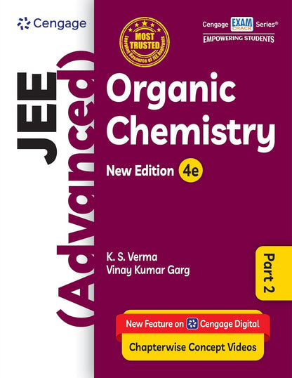 Cengage JEE (Advanced) Organic Chemistry Part 2 with Chapterwise Concept Videos & Online Assessments 2026 | Cengage | CENGAGE