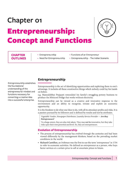 Arihant All in One Entrepreneurship Class 11 for CBSE Exam 2026-27 | NCERT Based Complete Theory, Practice Exercises, CBQs, A-R, Sample Papers & Mind Maps | Revised Edition as per Latest Syllabus