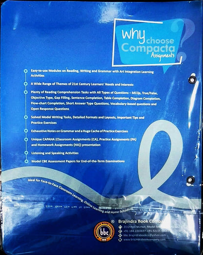 BBC COMPACTA ASSIGNMENTS FOR CLASS 7 | 2026-27 | English | NEW 2026-27 EDITION