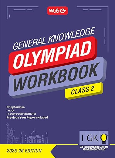 MTG International General Knowledge Olympiad (IGKO) Workbook Class 2 - Chapterwise MCQs & Previous Years Solved Paper - SOF IGKO Olympiad Books For 2025-26 Exam