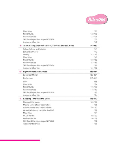 Arihant All in One Science Class 8 Book 2026 Edition | NCERT Based Complete Study Guide with Mind Map, Competency Based Questions, Chapterwise Exercises and Sample Question Papers