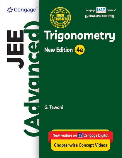 JEE Advanced Trigonometry with Free Online Assessments and Digital Content (Concept videos and Solution videos) 2026 | Cengage | JEE Advanced Trigonometry with FREE 47 YEARS JEE ADVANCED PYQ’s, Videos & Online assessments  | CENGAGE | Cengage