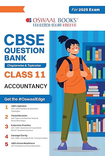 Oswaal CBSE Question Bank Class 11 Accountancy, Chapterwise and Topicwise Solved Papers For 2025 Exams