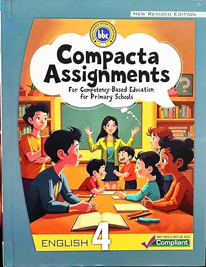BBC Compacta English Assignments (for Competency Based Education for Primary Schools) for Class 4 - Latest for the session 2025-26 (Hardbound) - (Revised Edition)