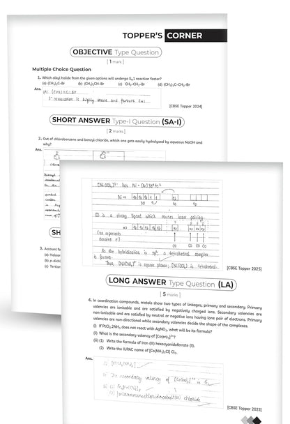 Educart CBSE Class 12 Chemistry Question Bank 2026–27 | 2027 Syllabus | Chapter-wise PYQs, MCQs, Case-Based Qs, Numericals & Notes | NCERT-Based