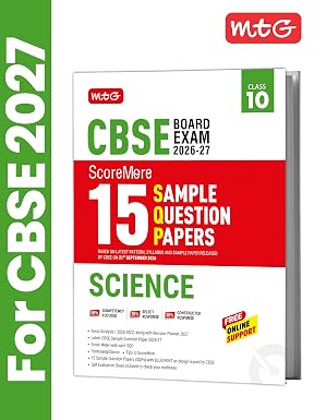 MTG CBSE Class 10 ScoreMore 15 Sample Question Papers Science, Mathematics Standard, Social-Science & English For 2027 Board Exam (Set of 4) | CBQs & ... Support (Based on Latest Pattern & Syllabus)