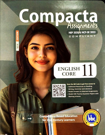BBC Compacta Assignments English Core With Literature Companion for Class 11 - Set of 2 Books - Latest for 2026 Edition (Hardbound)