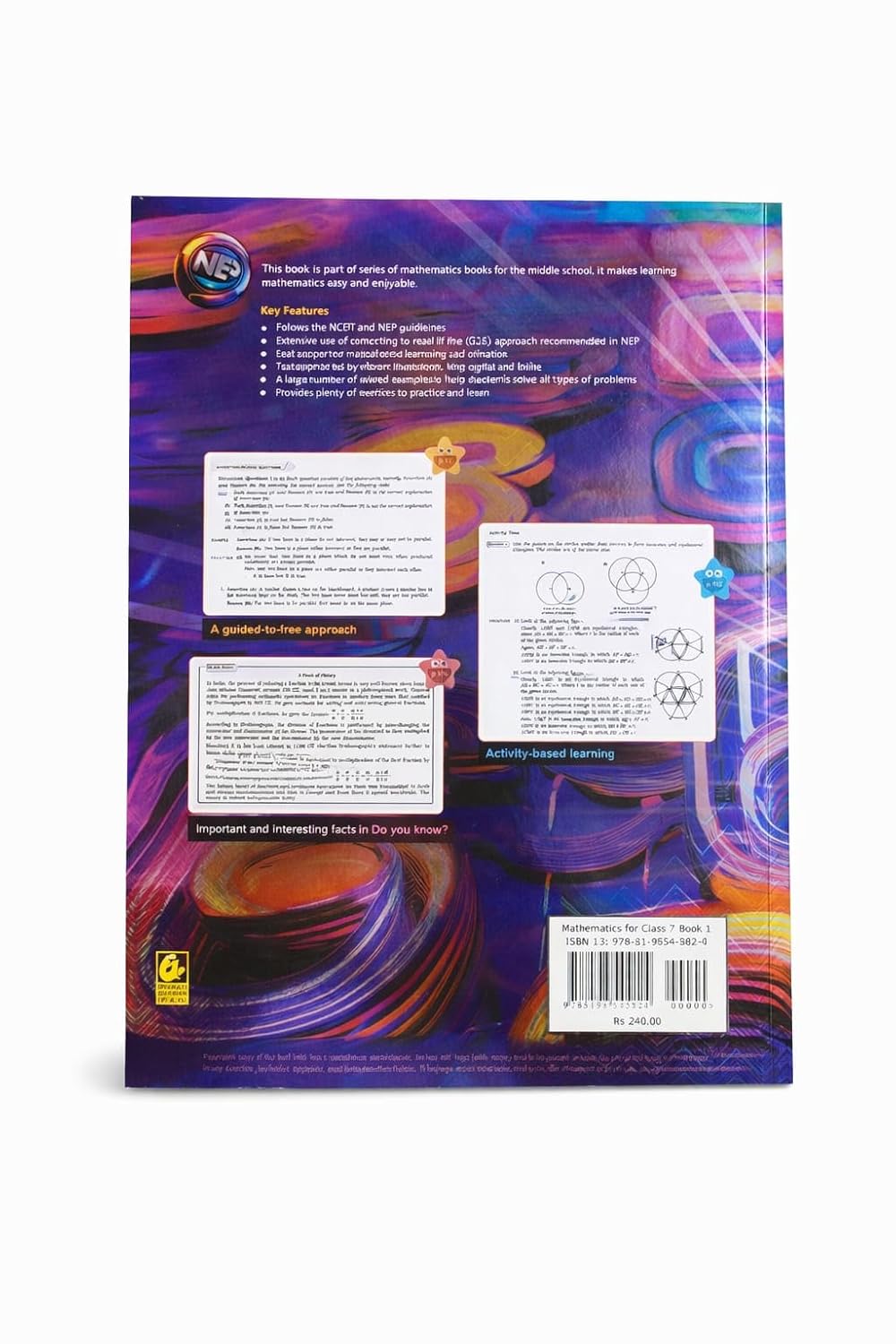 Mathematics for CBSE Class 7 (Book-1) by RS Aggarwal 2026-27 Exams | 2026 Print with Updated Contents (Original Copy & Hologram)