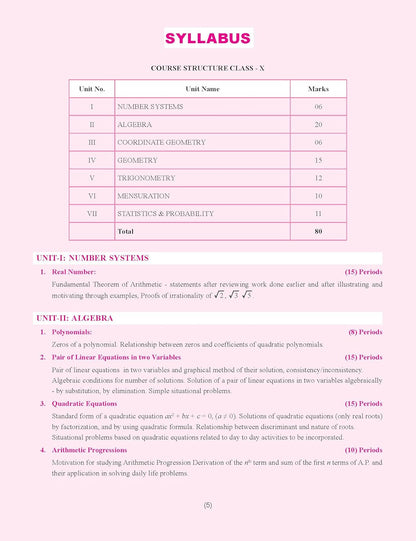 Together with CBSE Question Bank Class 10 Mathematics Standard for 2025-26 Exam (Chapterwise & Topicwise)