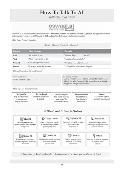 Oswaal CBSE Class 11 Mathematics Question Bank | Chapter & Topic-wise Solved Papers (2017–2026) | Based on Latest Syllabus (April 2026) | Includes 2026 Papers | For 2027 Exam