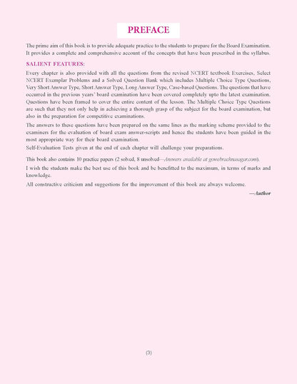 Together with CBSE Question Bank Class 12 Biology for 2025-26 Exam (Chapterwise & Topicwise)