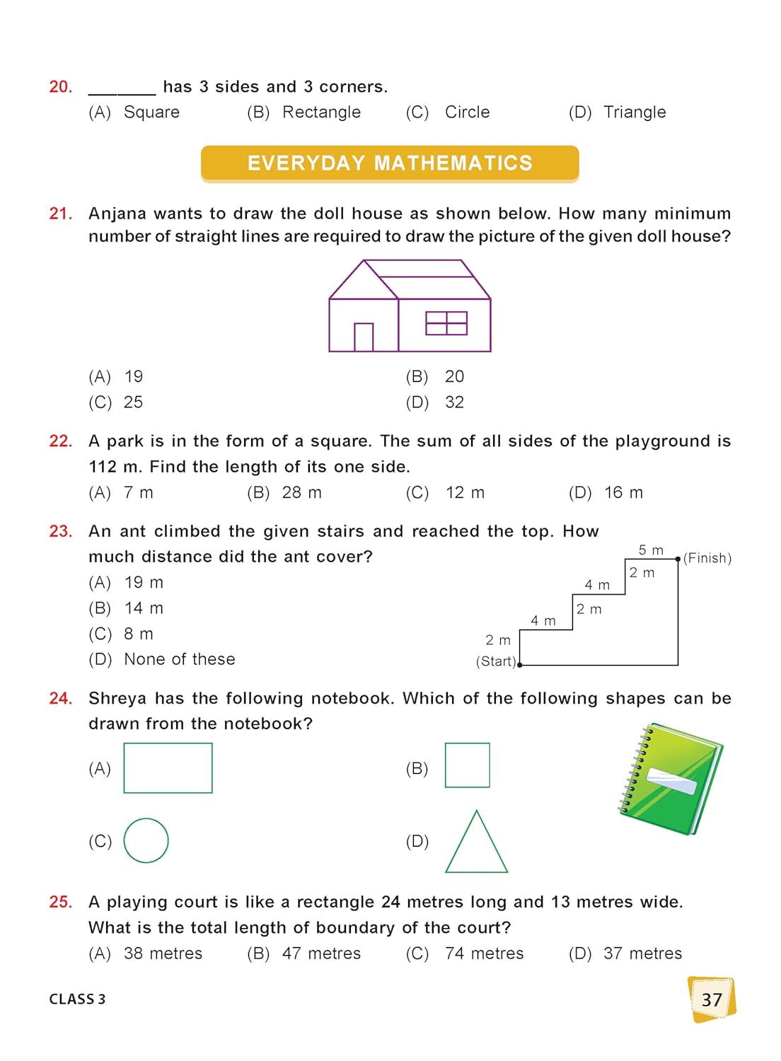MTG International Mathematics Olympiad (IMO) Workbook Class 3 - Chapter-wise MCQs with Achievers Section - SOF Olympiad Books For 2026-27 Exam