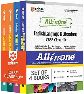 ARIHANT ALL IN ONE - SCIENCE, MATHEMATICS, SOCIAL SCIENCE, ENGLISH FOR CLASS 10