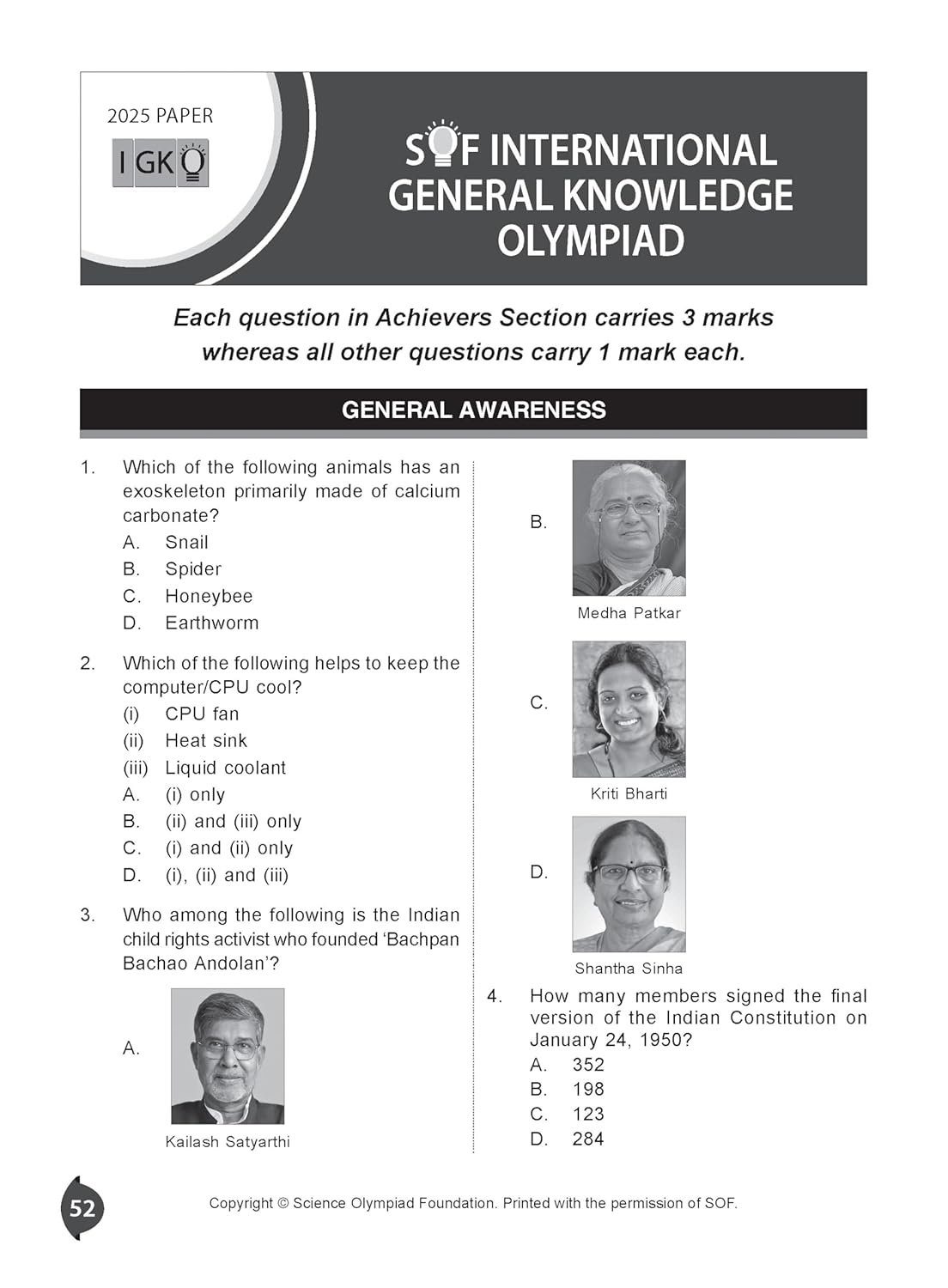 MTG International General Knowledge Olympiad (IGKO) Workbook Class 9 - Chapter-wise MCQs with Achievers Section - SOF Olympiad Books For 2026-27 Exam