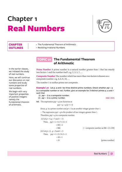 Arihant All in One Mathematics Class 10 for CBSE Exam 2026-27 | NCERT Based Complete Theory, Practice Exercises, CBQs, A-R, Sample Papers & Mind Maps | Revised Edition as per Latest Syllabu