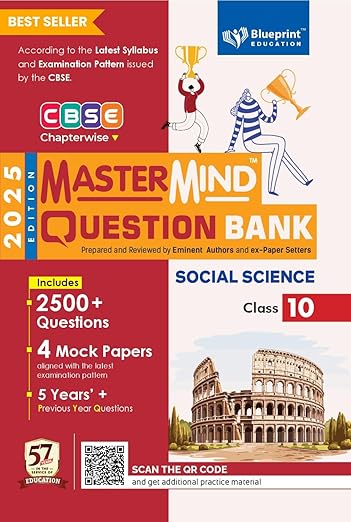 CBSE Question Bank Class 10 Social Science by Mastermind for 2025