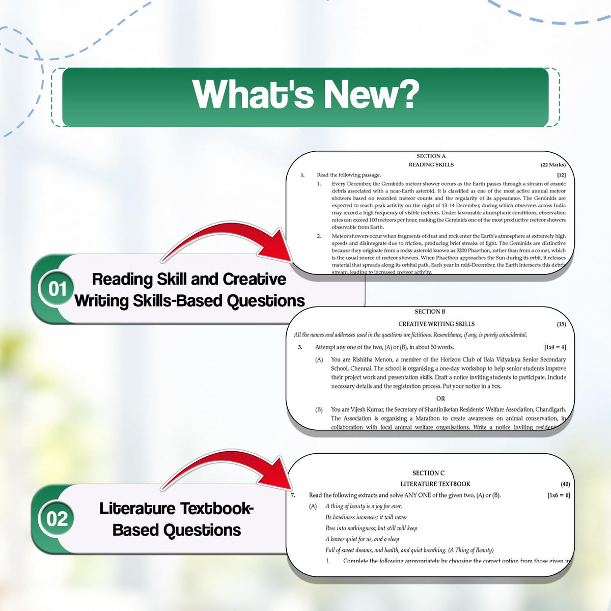 Oswaal CBSE 15 Sample Question Papers Class 12 Board Exam English Core 2026-27 based on latest CBSE SQP dated (21 Sep 2026) | New Questions Typologies With Oswaal AI
