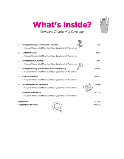 Arihant All in One Entrepreneurship Class 11 for CBSE Exam 2026-27 | NCERT Based Complete Theory, Practice Exercises, CBQs, A-R, Sample Papers & Mind Maps | Revised Edition as per Latest Syllabus