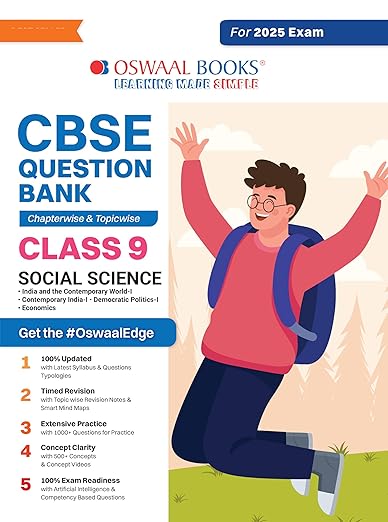 Oswaal CBSE Question Bank Class 9 Social Science, Chapterwise and Topicwise Solved Papers For 2025 Exams