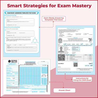 PW CBSE 15 Sample Question Papers Class 10 Science, Maths Standard and English For 2027 Board Exam (New Pattern) | CBSE Like Question Booklet and Answer Sheets, Marking Stickers