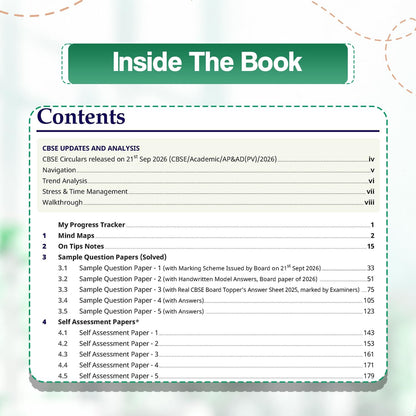 Oswaal CBSE 15 Sample Question Papers Class 12 Board Exam Mathematics 2026-27 based on latest CBSE SQP dated (21 Sep 2026) | New Questions Typologies With Oswaal AI