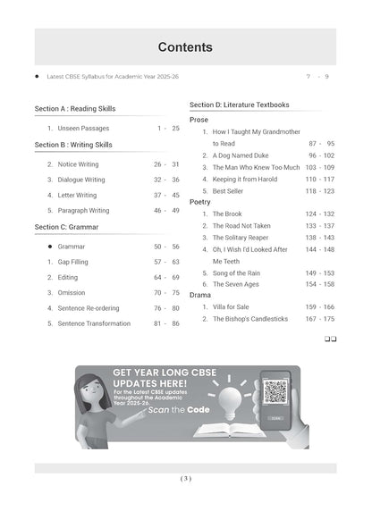 Oswaal CBSE Question Bank Class 9 ENGLISH COMMUNICATIVE For 2026 Exam