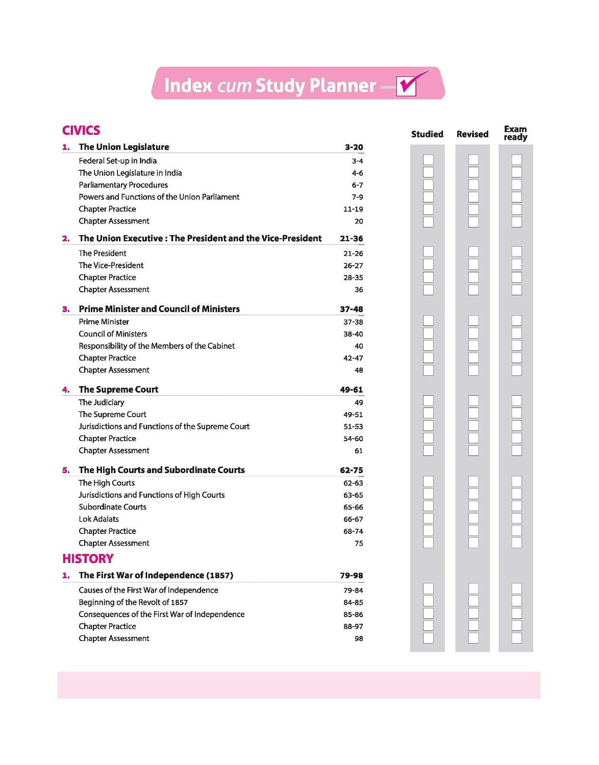 Arihant ICSE All in One History & Civics Class 10 Exam 2027 | Complete Study Guide with Internal Assessment | Theory, Chapter Exercises, Sample Papers & Exam Questions