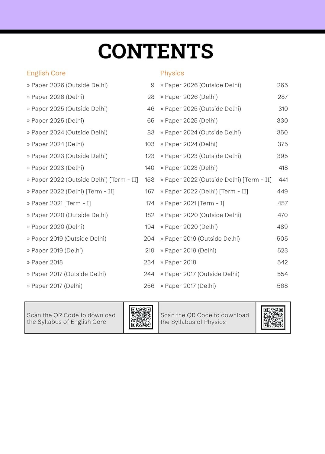 Gurukul by Oswal CBSE Class 12 Science Stream (PCB) 10 Years Solved Papers for 2027 Exam | Yearwise Board Papers 2017–2026 | Physics, Chemistry, Biology & English Core | All Sets Delhi & Outside