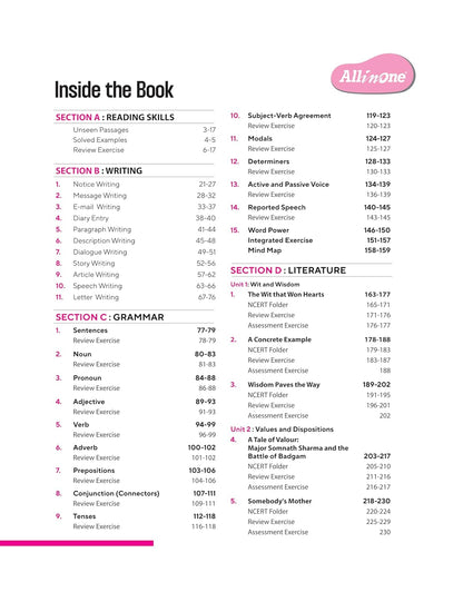 Arihant All in One English Class 8 Book 2025 | NCERT Textbook Based Poorvi | As per NEP 2020 | Complete Study, Grammar, Literature & Writing with Mind Maps, Competency Based Questions & Sample Papers | English Medium