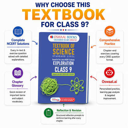 Oswaal Textbook of Science | Standard Level | Class 9 | Based on Latest NCERT Textbook Exploration | Aligned with NEP 2020 & NCF-SE 2023 | With Oswaal AI