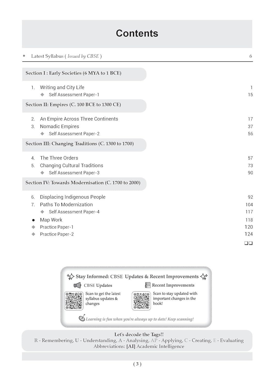 Oswaal CBSE Class 11 History Question Bank | Chapter & Topic-wise Solved Papers (2017–2026) | Based on Latest Syllabus (April 2026) | Includes 2026 Papers | For 2027 Exam