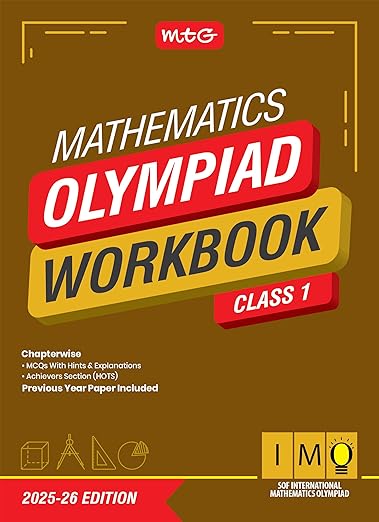 MTG Class-1 NSO-IMO-IEO (Science, Mathematics & English) Olympiad Workbook Combo (Set of 3 Books) | MCQs, & Achievers Section - SOF Olympiad Books For 2025-26 Exam