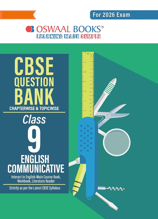 Oswaal CBSE Question Bank Class 9 ENGLISH COMMUNICATIVE For 2026 Exam