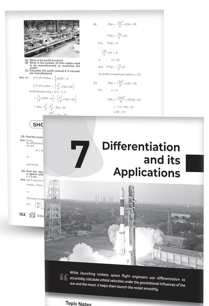 Educart CBSE Class 12 Applied Mathematics Question Bank 2025-26 on new Syllabus 2026 (Includes Past Years Solved Questions)