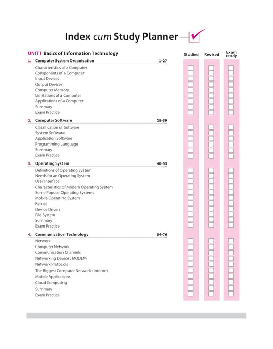 Arihant All in One Computer Applications Class 9 for CBSE Exams 2025-26 | Revised Edition as per latest syllabus | CBQs, Focused Theory, Practice Exercises, Sample Papers
