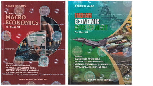 Sandeep Garg Class 12 Economics Macro Economicss and Indian economics devolpement class 12 2026-2027 examination set 2 books