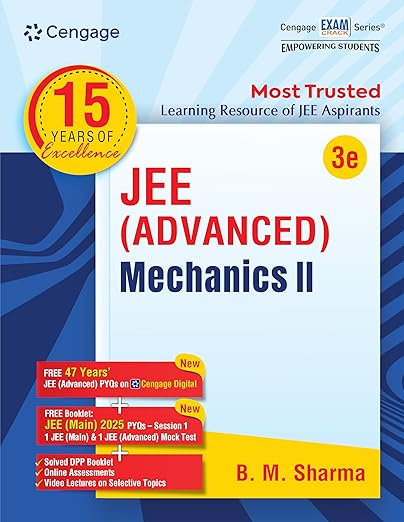 JEE Advanced Mechanics II with Free Online Assessments and Digital Content (Concept videos and Solution videos) 2025 | CENGAGE | Cengage