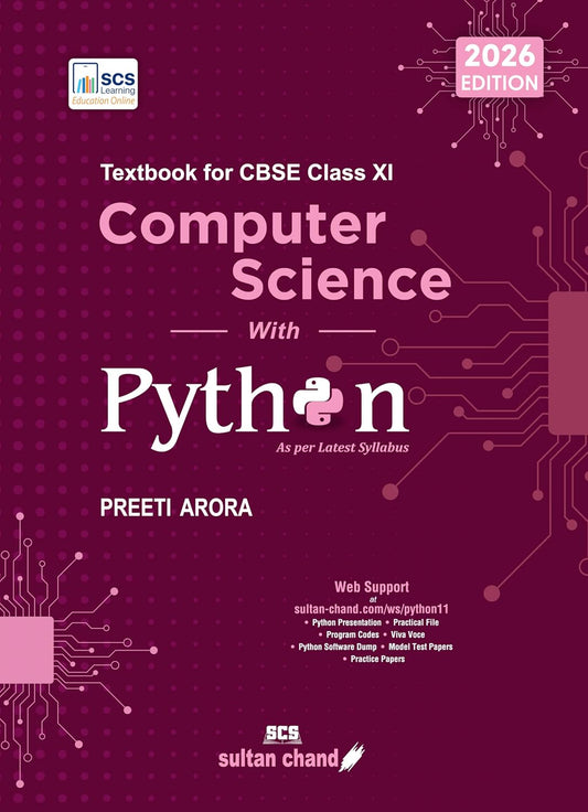 Computer Science with Python: Textbook for CBSE Class 11 (2026-27 Examination) | Preeti Arora