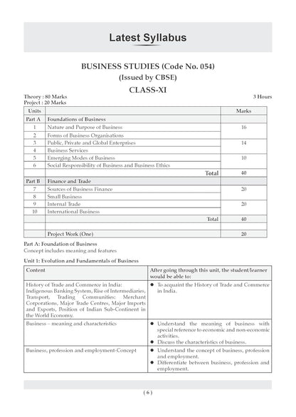 Oswaal CBSE Class 11 Business Studies Question Bank | Chapter & Topic-wise Solved Papers (2017–2026) | Based on Latest Syllabus (April 2026) | Includes 2026 Papers | For 2027 Exam