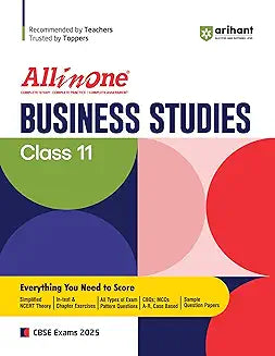 ARIHANT ALL IN ONE - BUSINESS STUDIES FOR CLASS 11