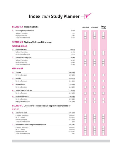 Arihant All in One English Language & Literature Class 10 for CBSE Exams 2025-26 | Revised Edition as per latest syllabus | CBQs, Focused Theory, Reading, Writing, Grammar & Literature, Review Exercises, Sample Papers