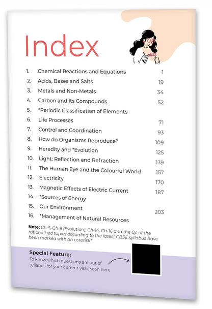 Educart NCERT Exemplar Class 10 Science 2026 Problems Solutions (For 2026-27 Board Exam)