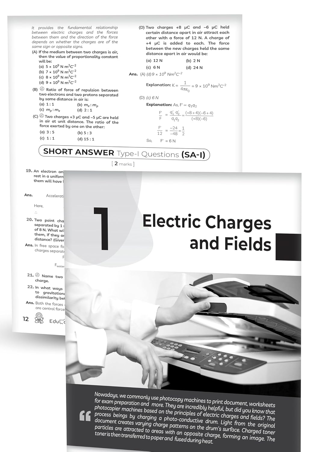 Educart CBSE Class 12 Physics Question Bank 2026–27 | 2027 Syllabus | Chapter-wise PYQs, MCQs, Case-Based Qs, Numericals & Notes | NCERT-Based