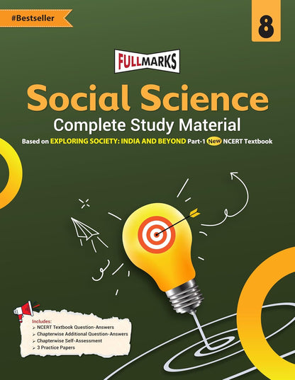 Full Marks Social Science EXPLORING SOCIETY Class 8 Complete Study Material – for CBSE 2026 Exams | New Edition as per Latest NCERT Textbooks | Quick ... Solved Q&A, PYQs, CBQs, Sample Papers