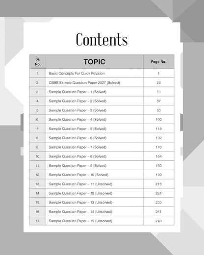 U Like CBSE Class 10 Sample Paper 2027 Science - 15 Sample Papers with Solutions, Basic Concepts and CBSE Sample Question Paper 2027 (U Like CBSE Sample Papers 2027)