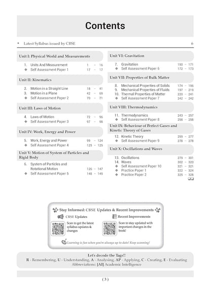 Oswaal CBSE Class 11 Physics Question Bank | Chapter & Topic-wise Solved Papers (2017–2026) | Based on Latest Syllabus (April 2026) | Includes 2026 Papers | For 2027 Exam