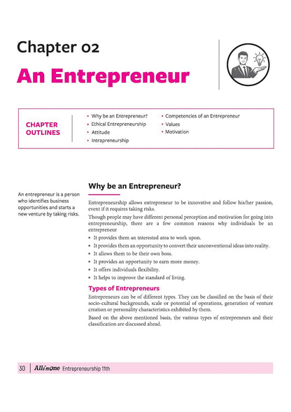 Arihant All in One Entrepreneurship Class 11 for CBSE Exam 2026-27 | NCERT Based Complete Theory, Practice Exercises, CBQs, A-R, Sample Papers & Mind Maps | Revised Edition as per Latest Syllabus