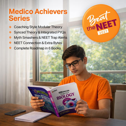 Arihant Objective Physics Volume 1 for NEET 2026-2027 | Medico Achiever’s Series | 3000+ MCQs with PYQs Synced Modular Theory | Fully Revised NEET Preparation Book by DC Pandey