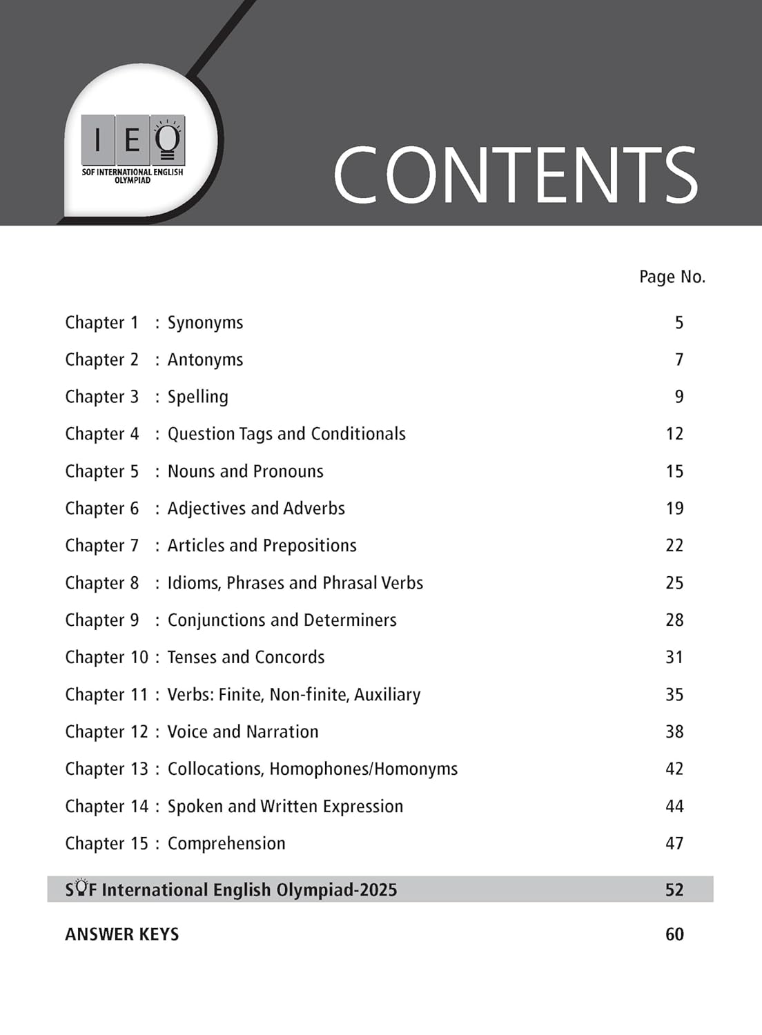 MTG International English Olympiad (IEO) Workbook Class 9 - Chapter-wise MCQs with Achievers Section - SOF Olympiad Books For 2026-27 Exam